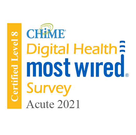 Certified Level 8 Digital Health Most Wired Survey Acute 2021